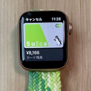 Apple WatchSEのSuicaチャージ-1